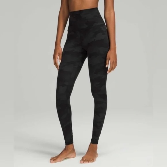 lululemon athletica Pants - Lululemon Align High-Rise Pants (28in) Heritage 365 Camp Deep Coal - Size 6